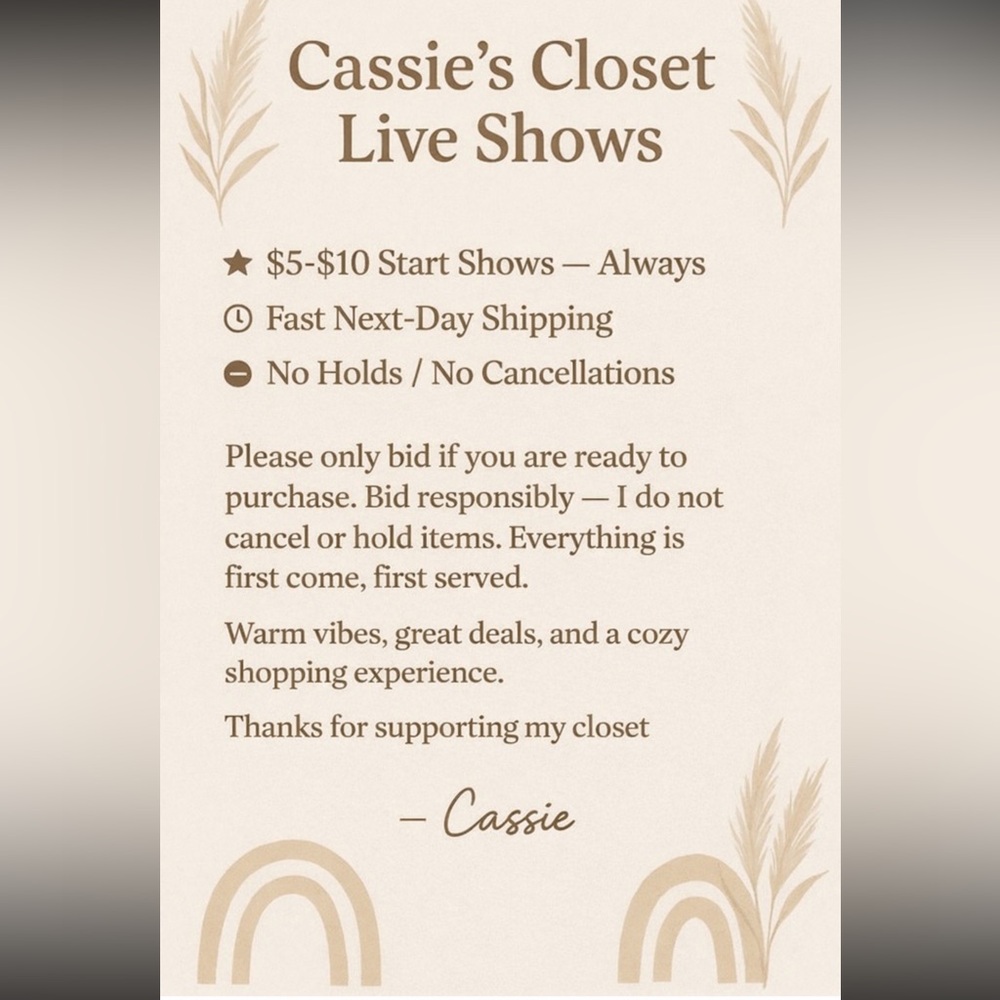 Posh Show Information